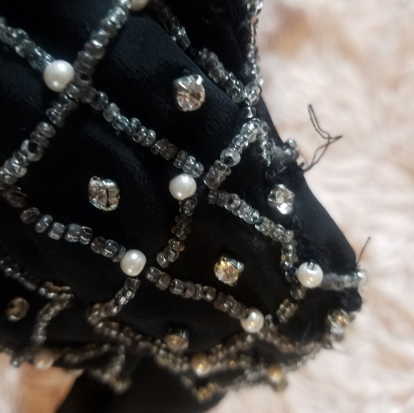 free people headband black with beads - Picture 2 of 3